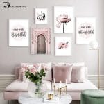 Affiche-murale-d-art-islamique-toile-d-Allah-poster-imprim-fleur-rose-vieux-pont-musulman-d-5.jpg_640x640-5