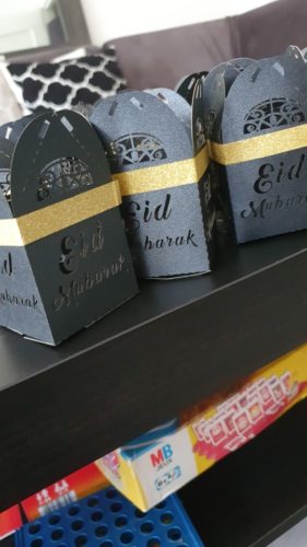 Boite Eid Mubarak pour cadeau (10 pièces) photo review